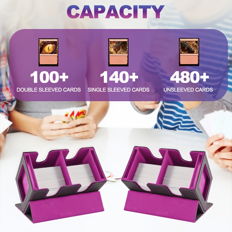 2pcs Window-Open Card Boxes with Dividers
